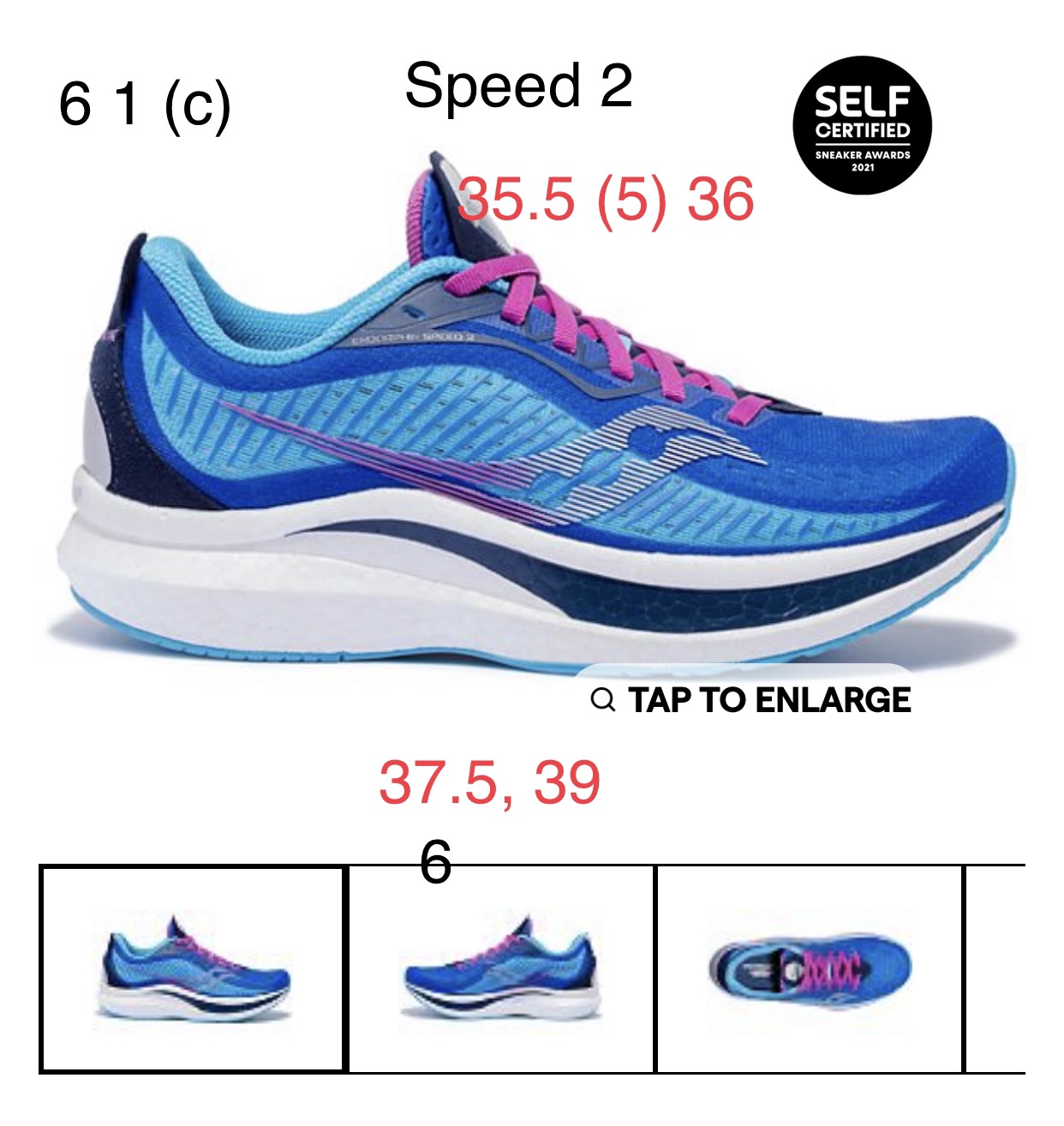 Saucony Endorphin Speed 2 Runshield