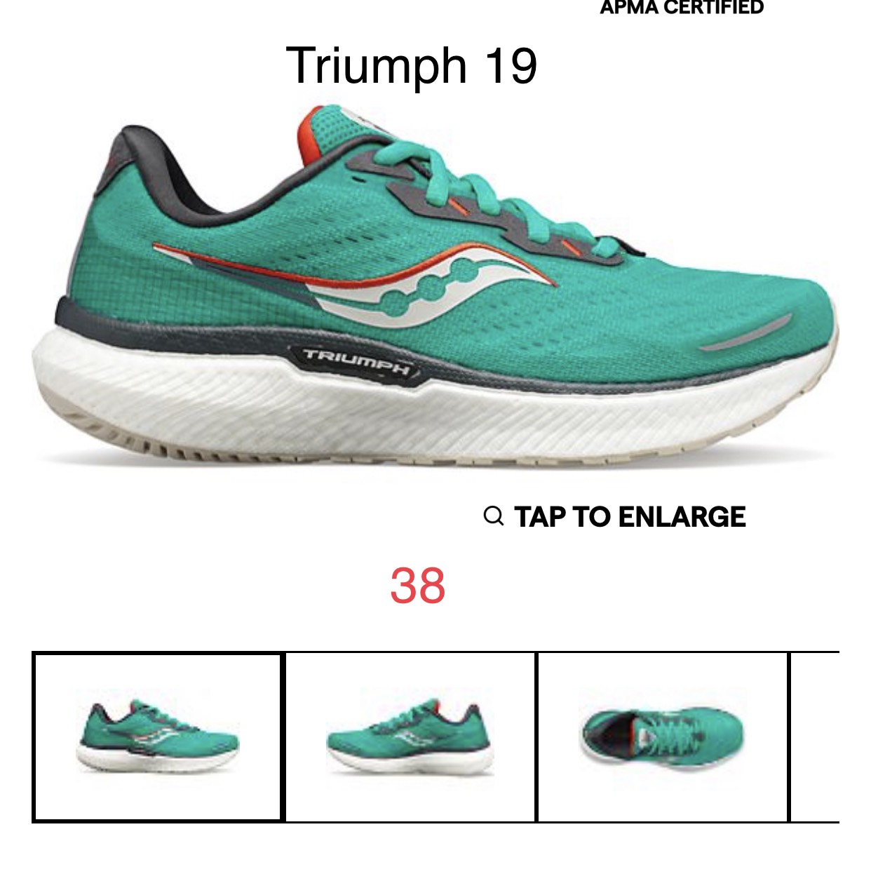 SAUCONY TRIUMPH 19