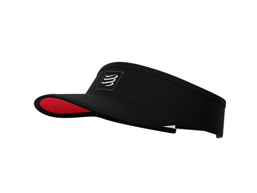 RUNNING VISOR BLACK RED