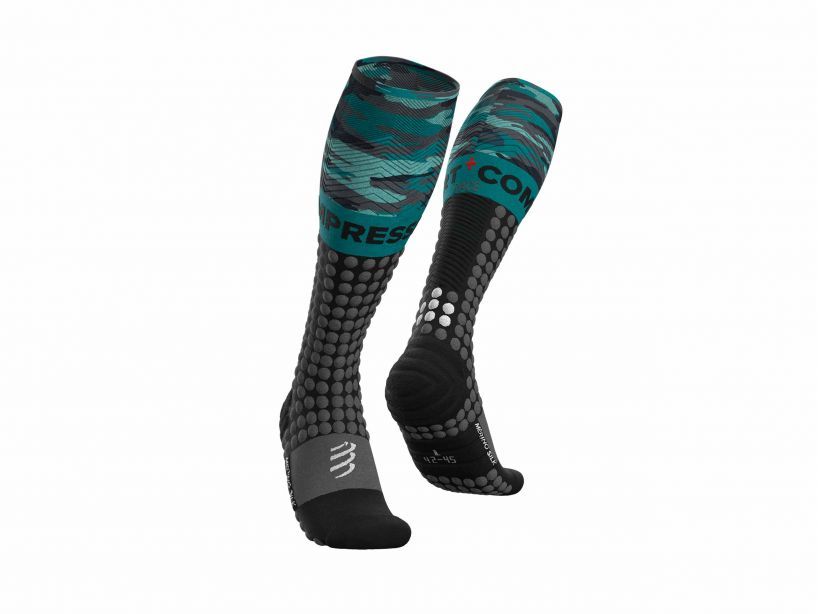 ALPINE SKI RACING FULL SOCKS BLACK CAMO