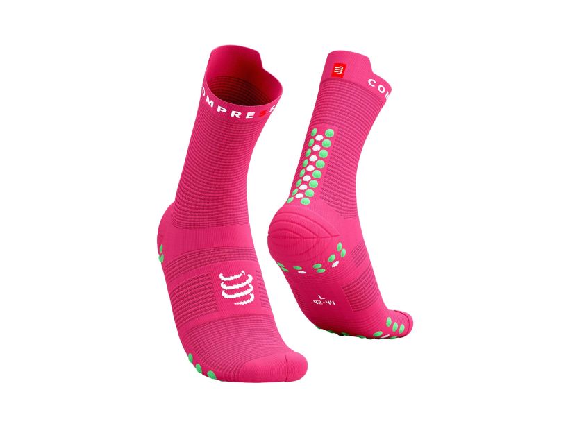 PRO RACING SOCKS V4.0 RUN HIGH - HOT PINK