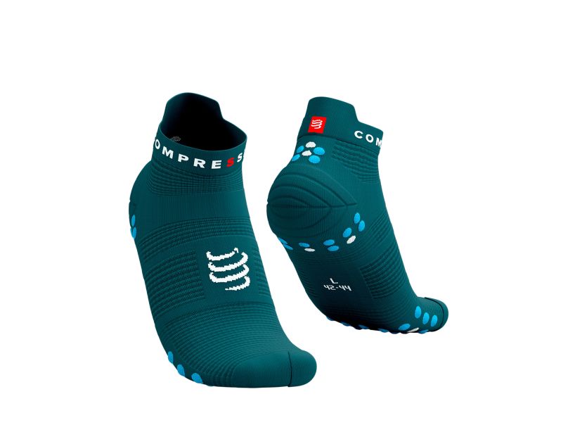 PRO RACING SOCKS V4.0 RUN LOW - SHADED SPRUCE