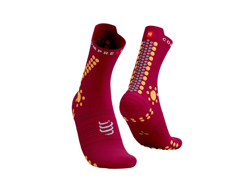 PRO RACING SOCKS V4.0 TRAIL - PERSIAN RED