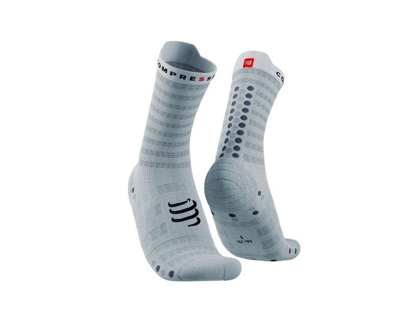 PRO RACING SOCKS V4.0 ULTRALIGHT RUN HIGH - WHITEALLOY