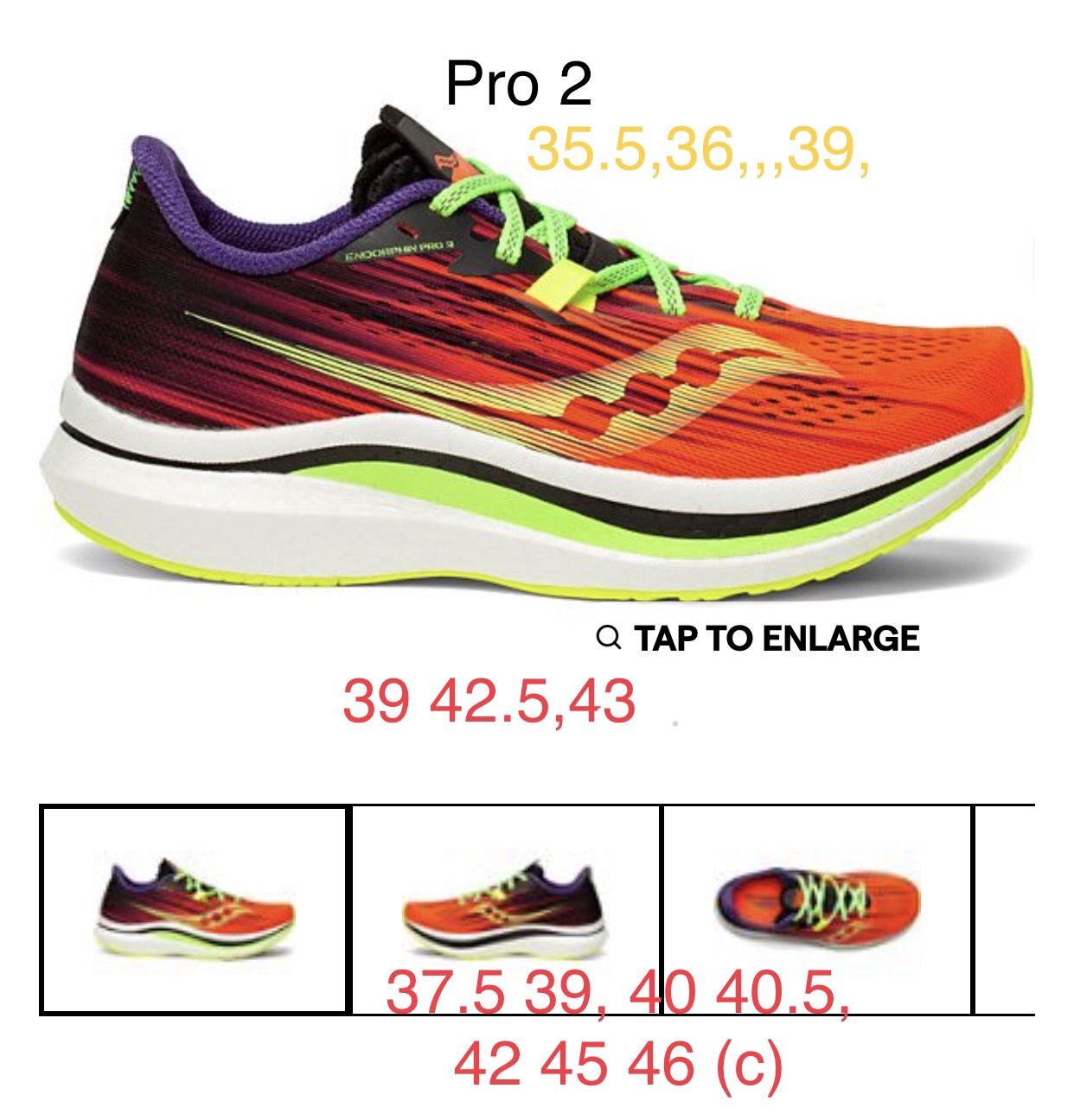 Saucony Endorphin Pro 2 -1